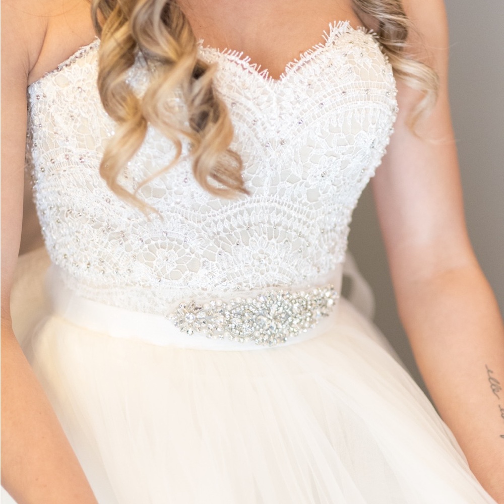 Wtoo two piece wedding dress size 6